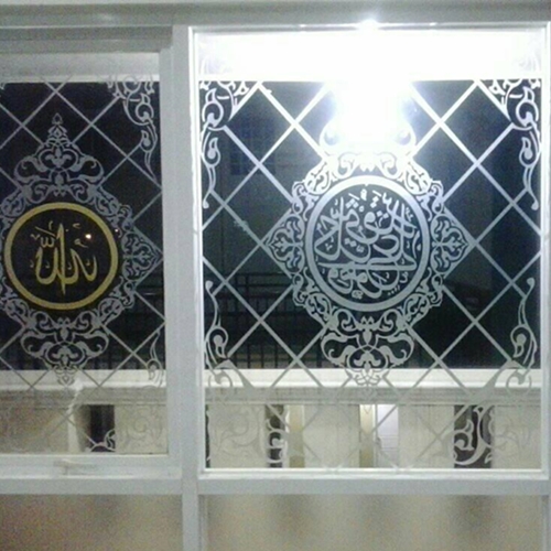 stiker kaca masjid 2